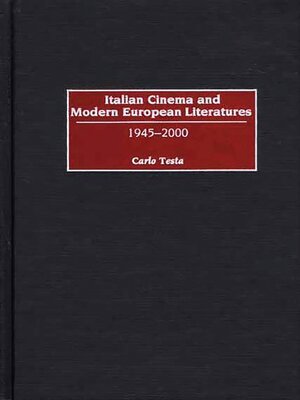 cover image of Italian Cinema and Modern European Literatures